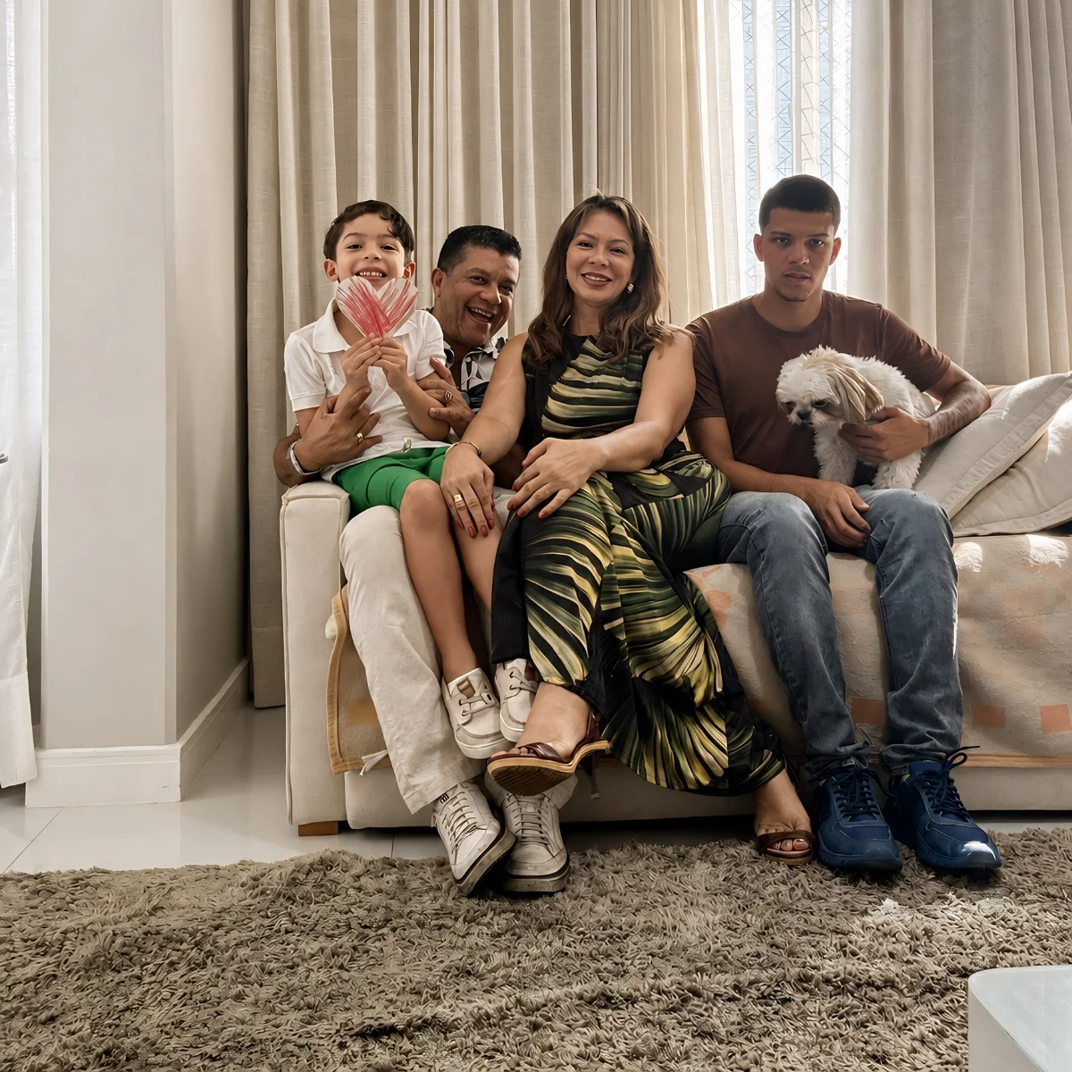 Dra. Márcia com sua família